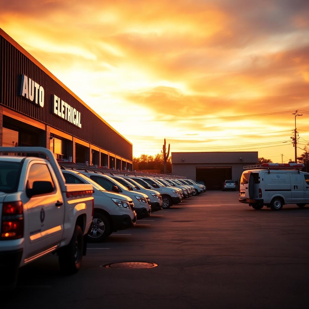 Fleet vehicles at Shea Auto Electrical